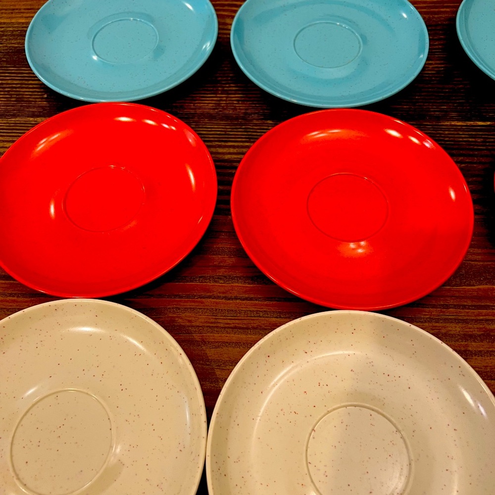 MCM Holiday by Kenro melamine dessert plates
